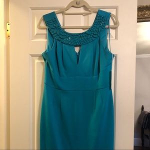 Trina Turk “Neptina” Bead Neck Dress